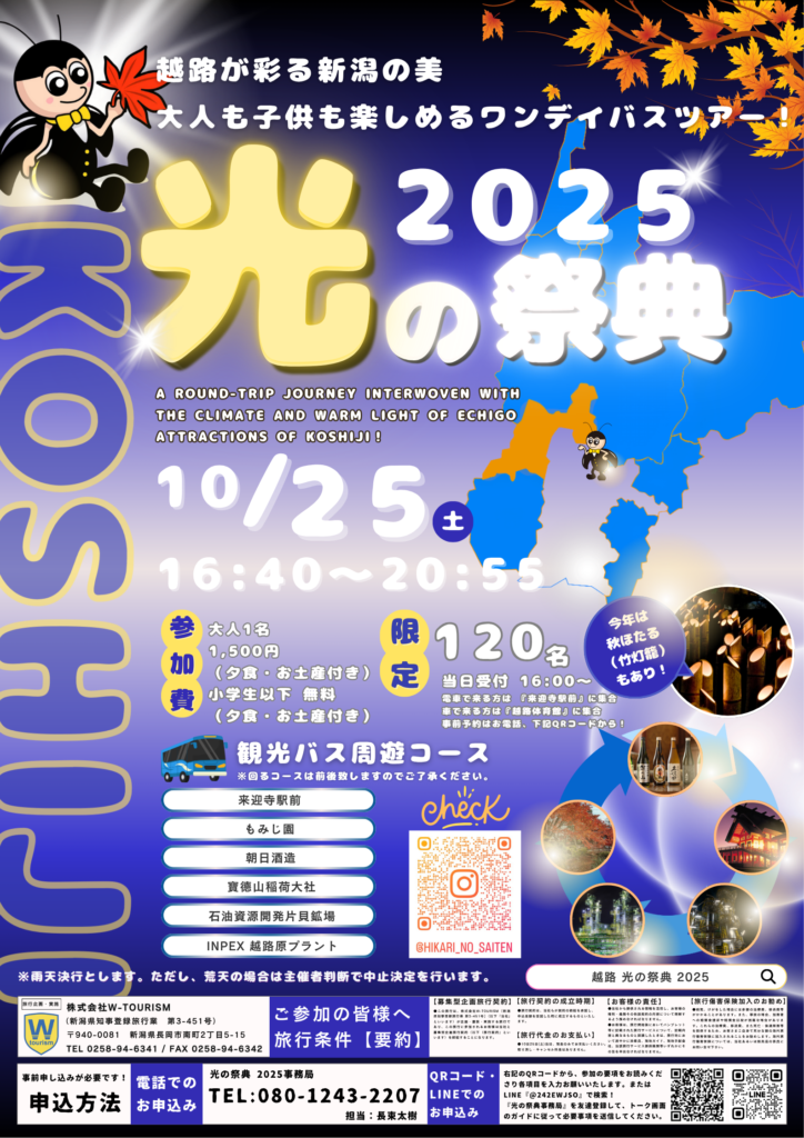 光の祭典2025（チラシ）